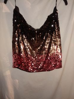 Sequin skirt Lg