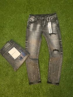 purple jeans