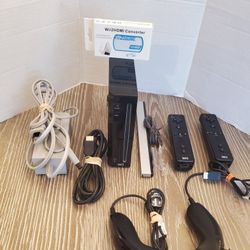 Rare black color Nintendo wii backwards compatible with Gamecube