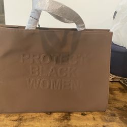 Cise “Protect Black Women” Brown Suede 