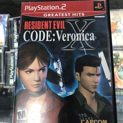Resident Evil Code Veronica X Ps2 $25-$30 Each Gamehogs 11am-7pm