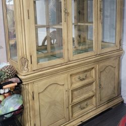 hutch cabinet with drawers