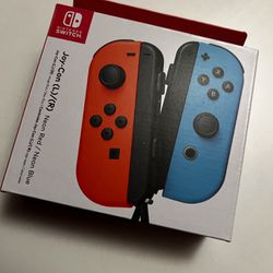 JOY-CON, BRAND NEW FACTORY SEALED - Neon Red/Neon Blue
