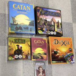 Board Games Brand New Sealed Catan, Seven Wonders And Etc