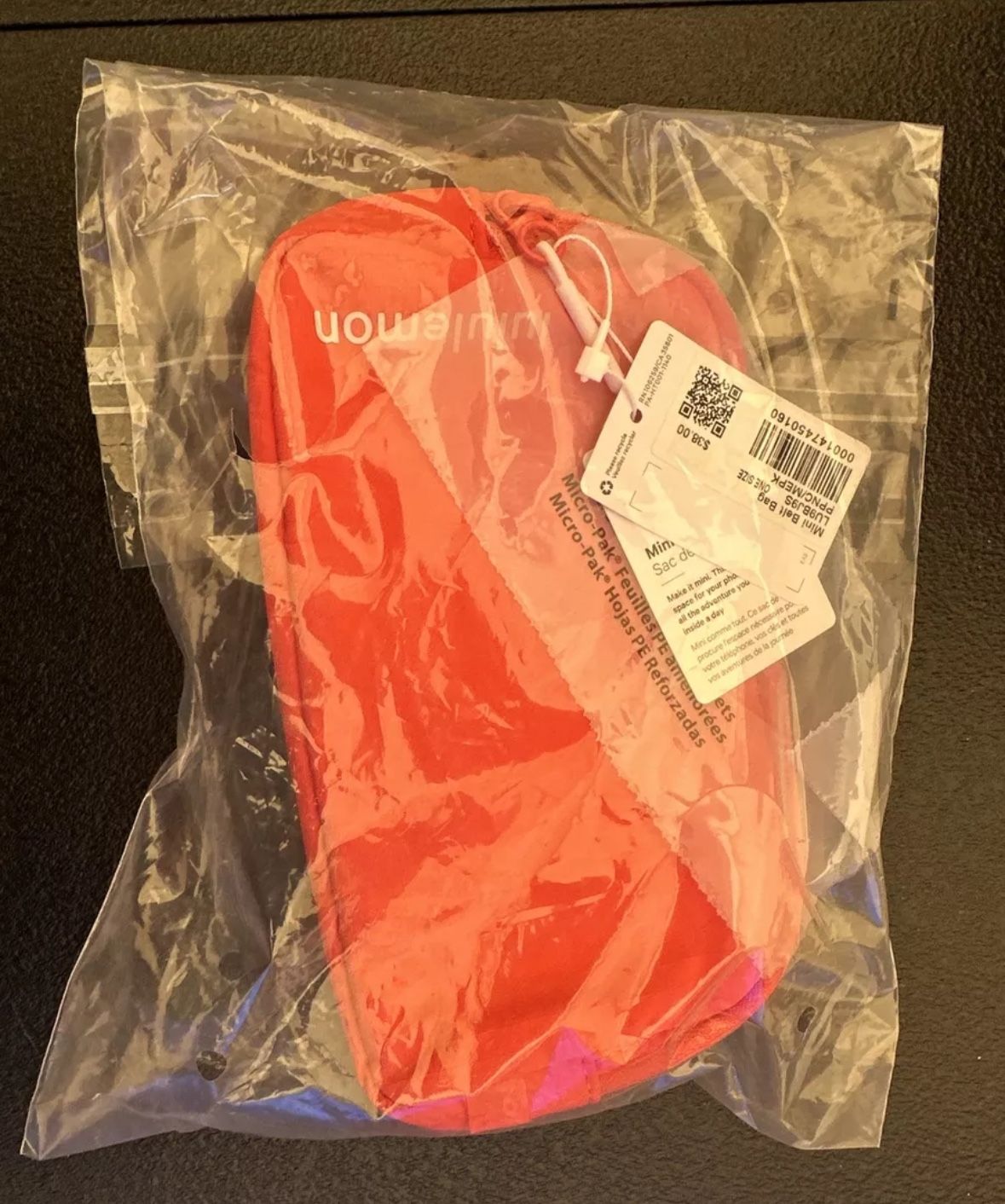 Lululemon Mini Belt Bag LU9BJ9S Meadowsweet Pink Color NWT - Discontinued Model