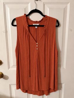 Market and Spruce Autumn Sleeveless Blouse Size XXL