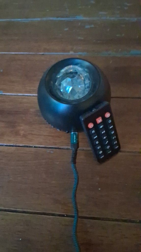 Bluetooth Multicolor Meditation Strobe Light W/ Remote Control Also Plays Music 