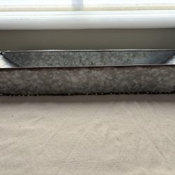Tray - Rectangle, Galvanized 