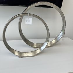 Set Of 2 Silver Rings 