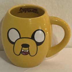 Adventure Time Finn & Jake 18oz Ceramic Mug – Yellow