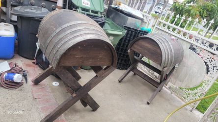 Rustic Barrel Cooler