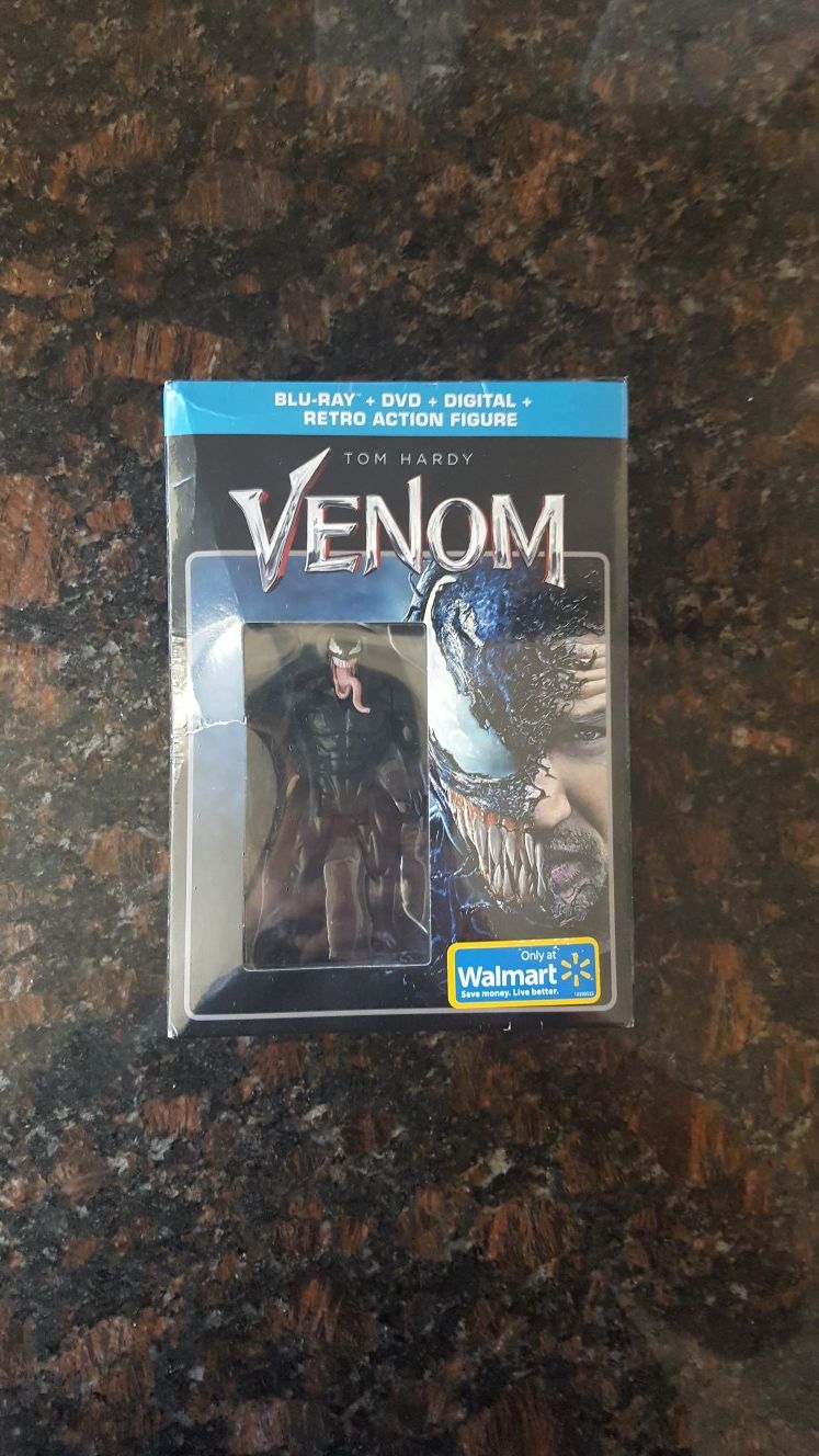 Venom Blu- Ray, DVD & Digital Retro Action Figure