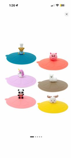 Silicone cup lids