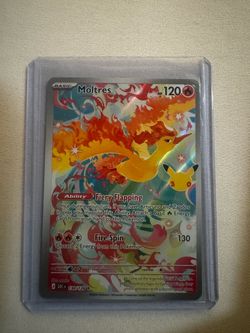 Moltres 130/128 Holo Pokémon Card