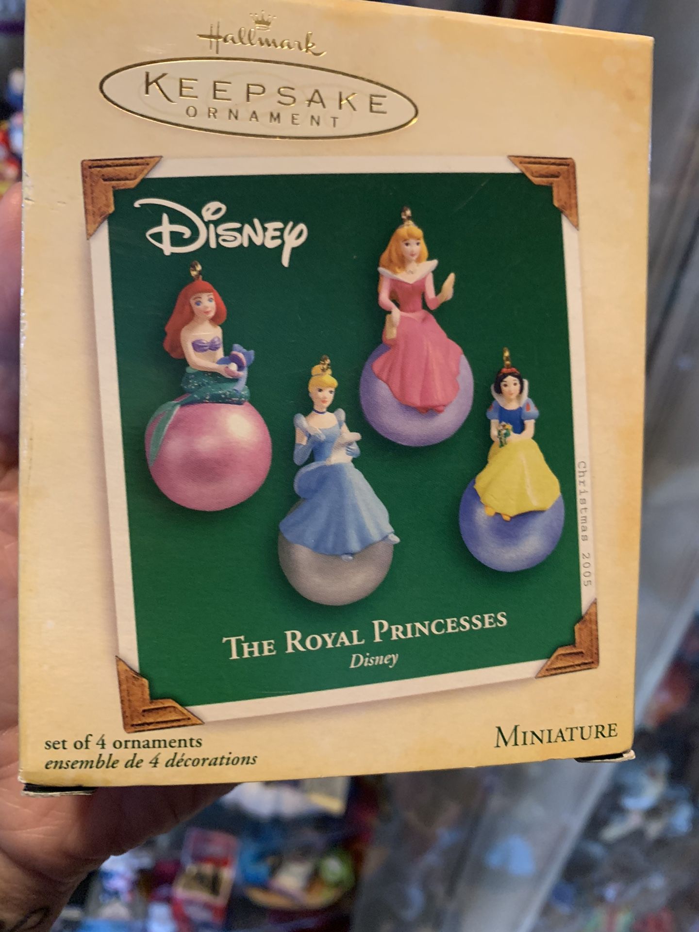 Mini disney Christmas ornaments