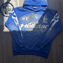 Hellstar Records Flame Hoodie Black Size M New With Tags Streetwear