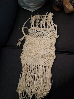 Macrame hippie purse