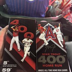 Mike Trout 400hr Bobblehead