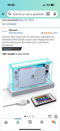 Switch Display Case New 