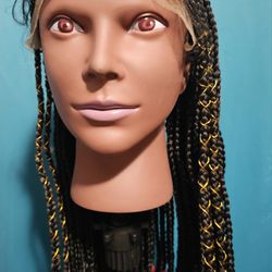 16" Braided Wigs for Girls/Kids/Petite Woman, Synthetic Lace Front