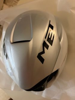 MET Silver Cycling Helmet