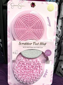 Scrubber Foot Mat with Suction Cup. Foot Exfoliation