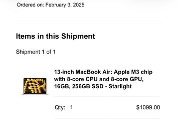 Like new MacBook Air M3 starlight