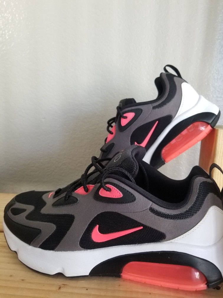 Nike Air Max 200 THUNDER GREY/BLACK WOLF GREY HOT PUNCH