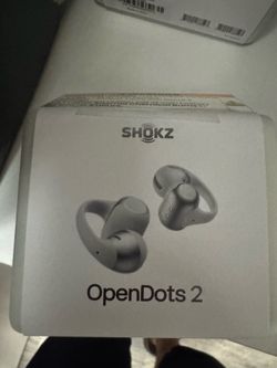 Shokz OpenDots 2 Open-Ear Clip-On Earbuds - Grey - New Sealed