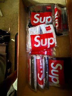 Hanes x supreme socks