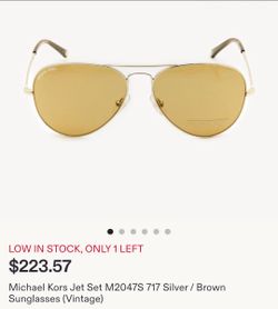 Micheal kors aviator sunglasses