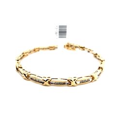 14k Diamond Tennis Bracelet 10.1g 7” 131391 1