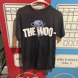 VLONE x Pop Smoke Shoot for the Stars The Woo Rose Hip Hop Rap Tour Merch Tee M