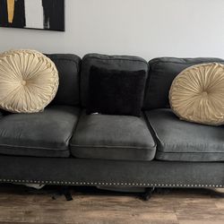 Three Piece Couch Set (GRAY)