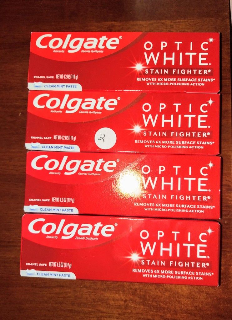 Colgate Optic White Toothpaste- $1.50 Each 