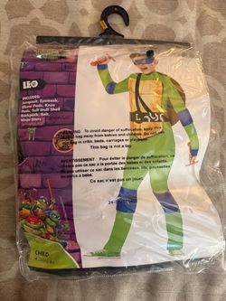 TMNT Leonardo Kids Costume Small 4-6