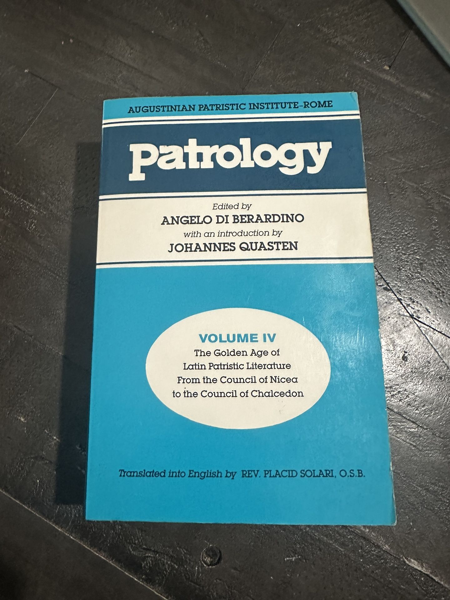 Patrology Volume IV Book