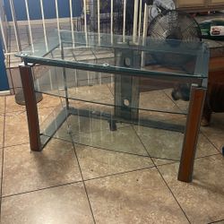 Glass Tv Stand 