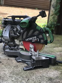 Hitachi 12 inch sliding miter cheap saw