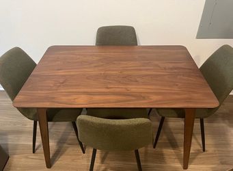 Dining table and chairs