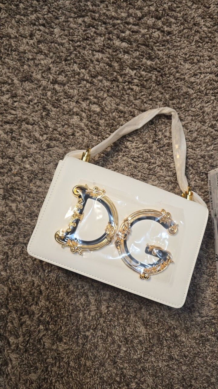 Dolce & Gabbana White Shoulder Bag
