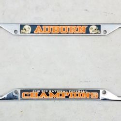 Auburn 2010 BCS National Football Champions License Plate Frame 