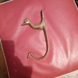 Brass Duck Coat Rack