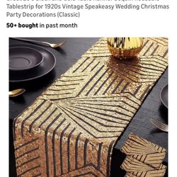 1920s Theme Table Runner