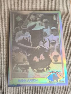 Hank Aaron Upper Deck Heroes Baseball Card