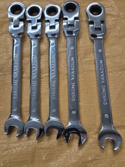 New set of 5. 8mm Flex Head Retcheting