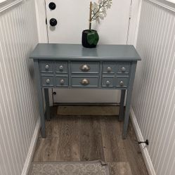 Small Accent Table Desk Dresser Hutch