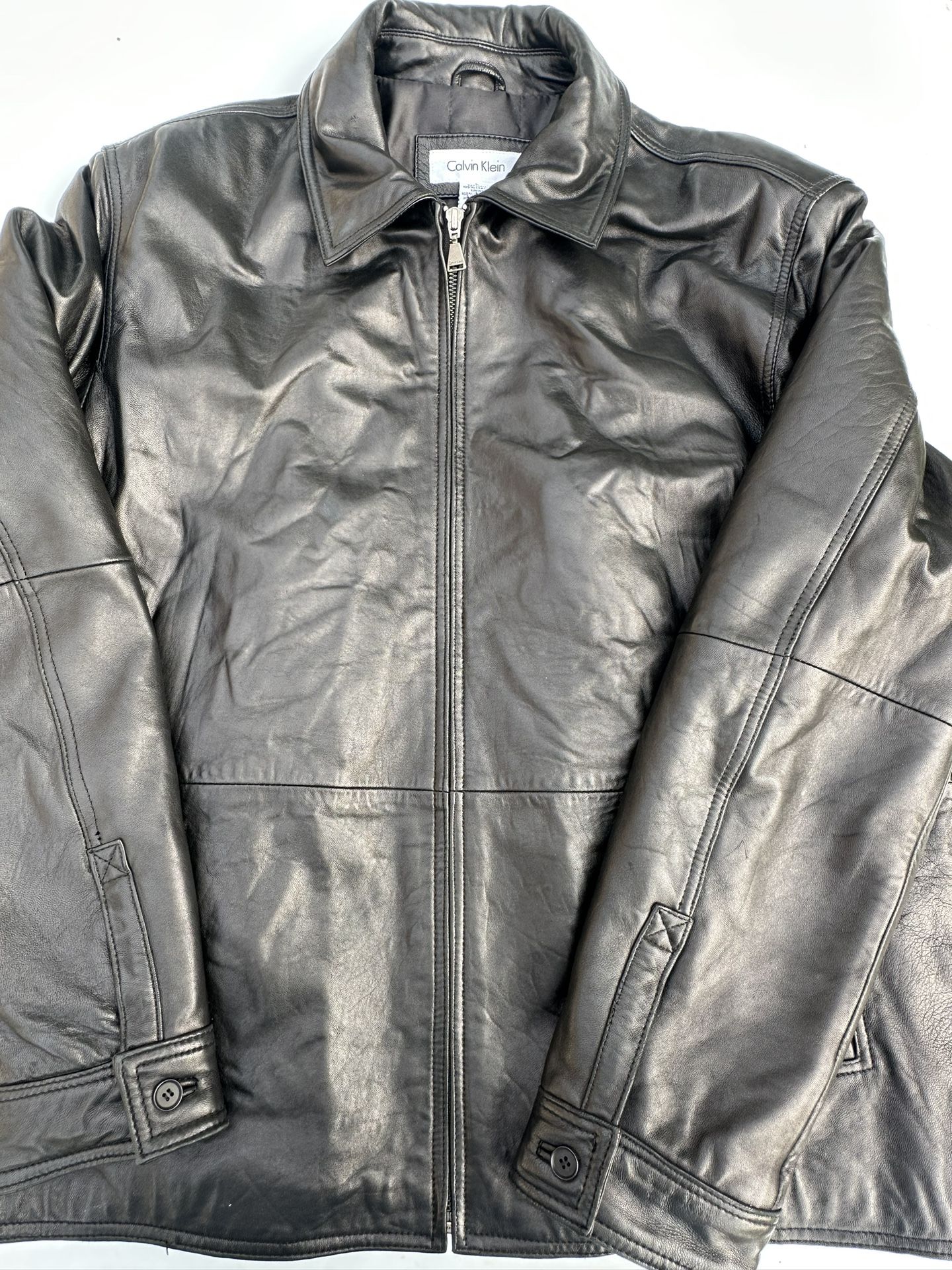 Calvin Klein Leather L Jacket