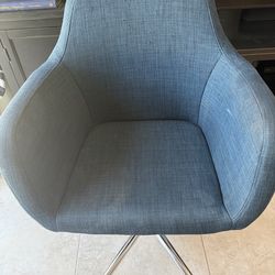 Blue office chair