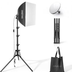 RALENO Softbox Photography Lighting Kit, 16'' x 16'' Softbox Lighting